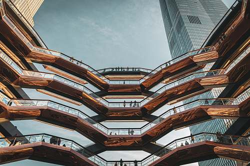 high rise architectural photography of city building urban